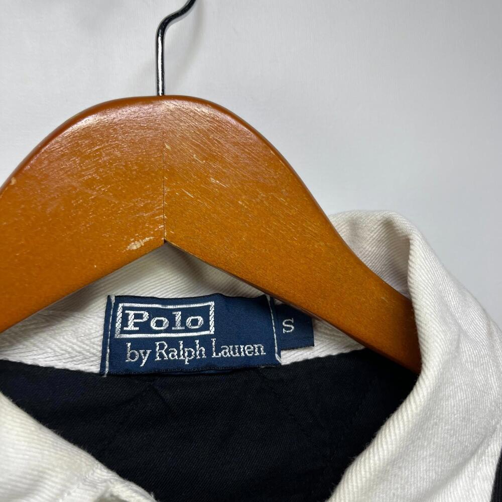 Vintage 90s Polo Ralph Lauren Rugby  Long Sleeve Shirt Small - Picture 5 of 15